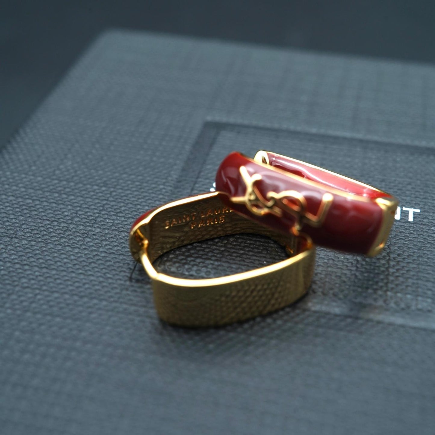 Saint Laurent orecchini con Monogramma YSL