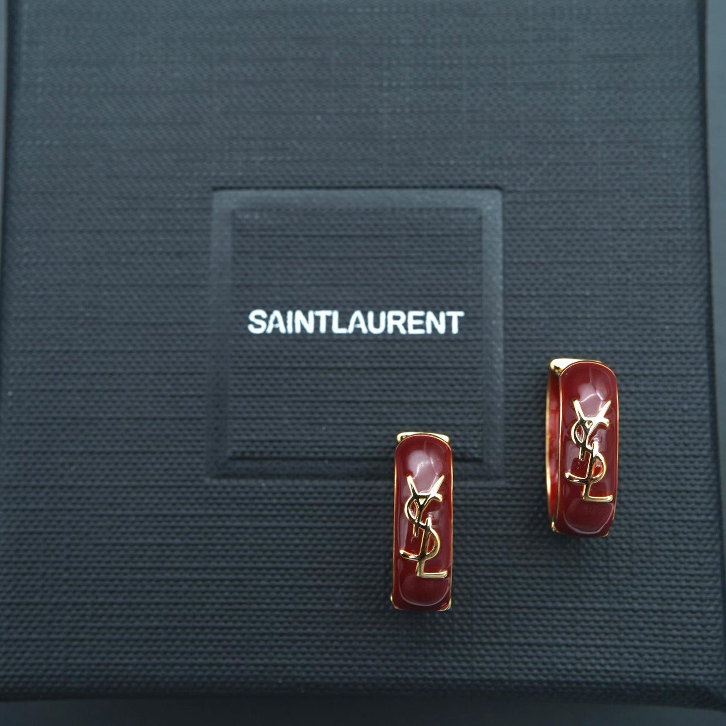 Saint Laurent orecchini con Monogramma YSL