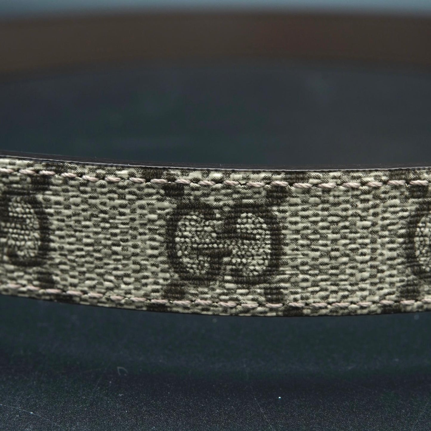 Gucci Marmont Cintura Reversibile in Tessuto GG Supreme