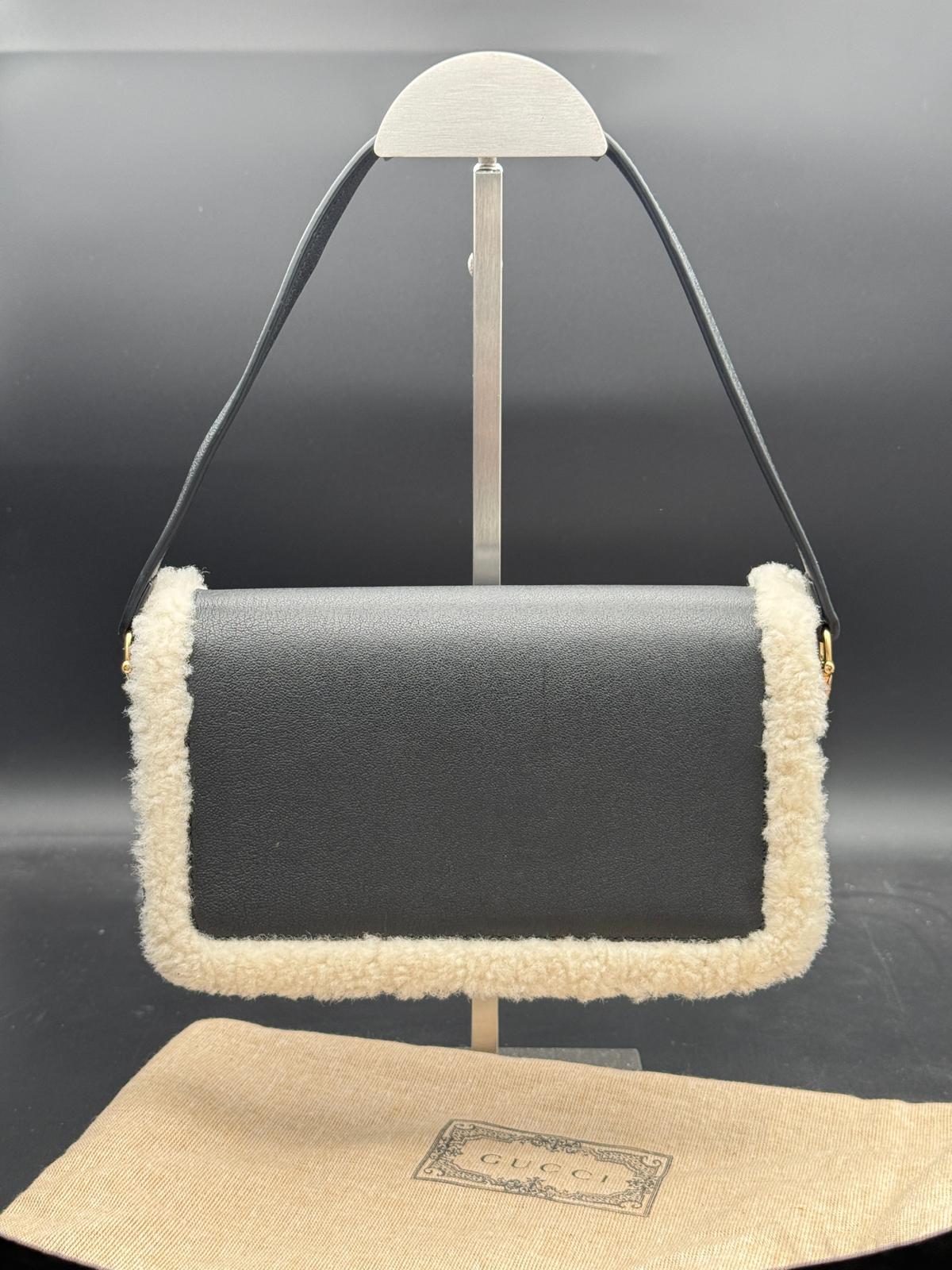 Gucci Horsebit 1955  in Pelle e Shearling