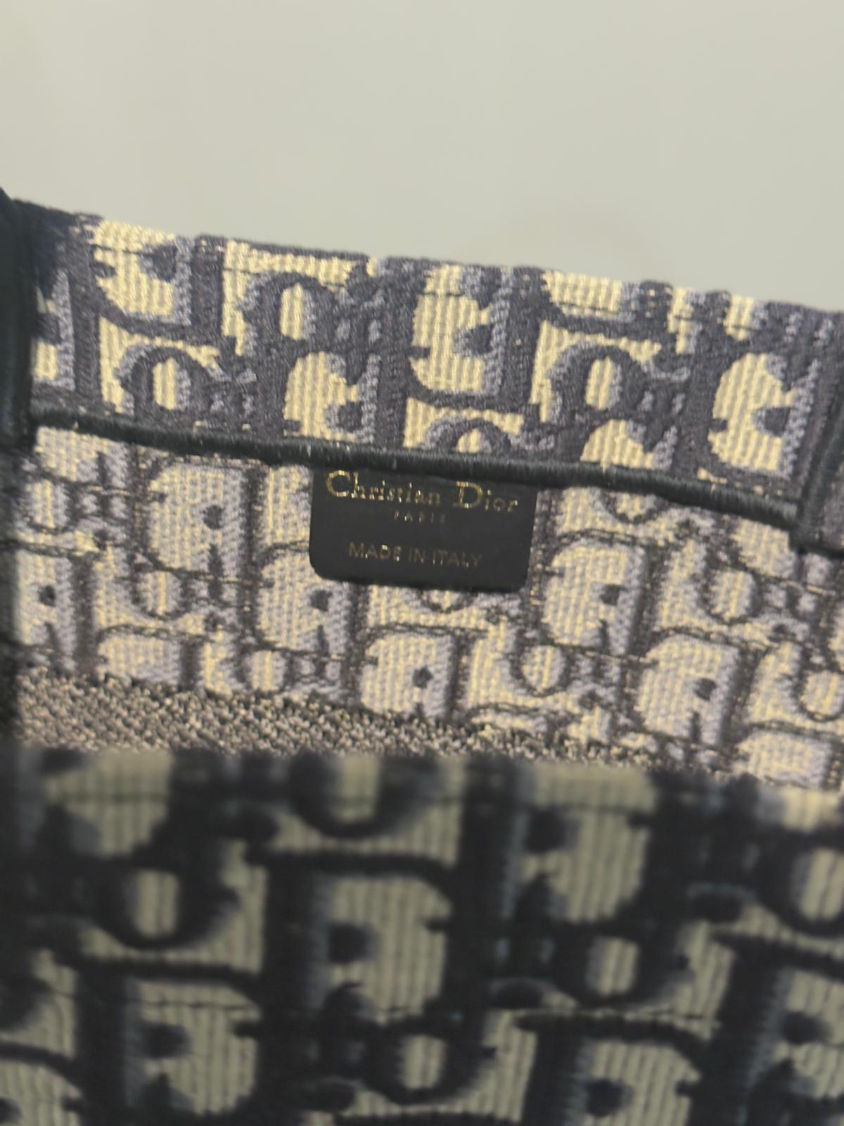 Dior Book Tote Blue Medium