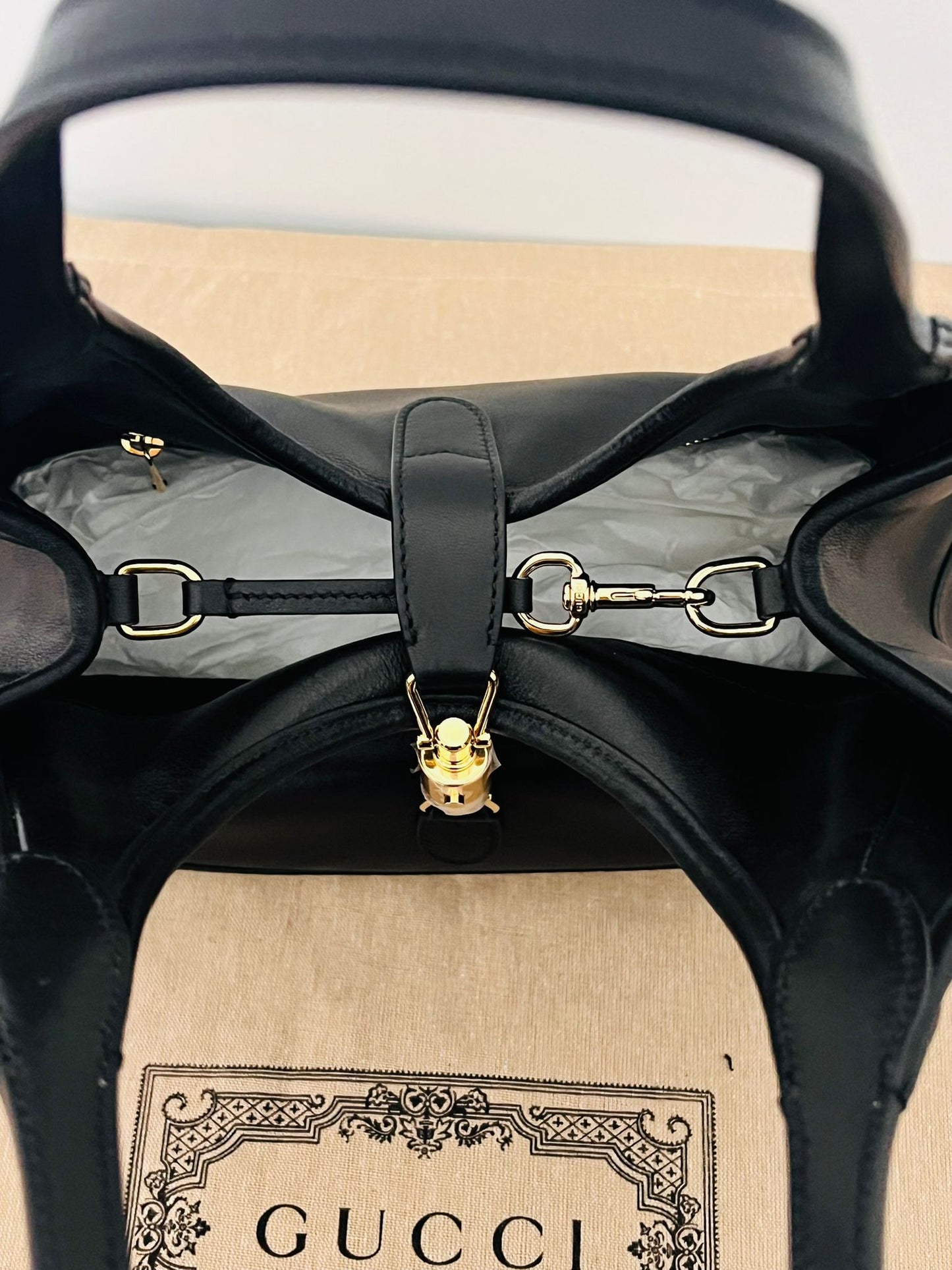 Gucci Borsa Shopping Mercato Piccola in Pelle