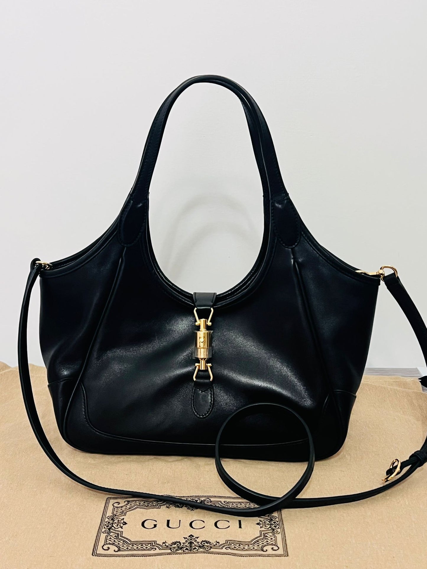 Gucci Borsa Shopping Mercato Piccola in Pelle