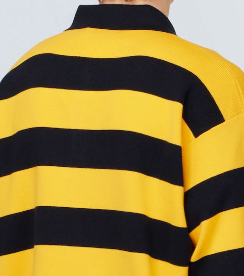 Miu Miu polo a Righe in Maglia