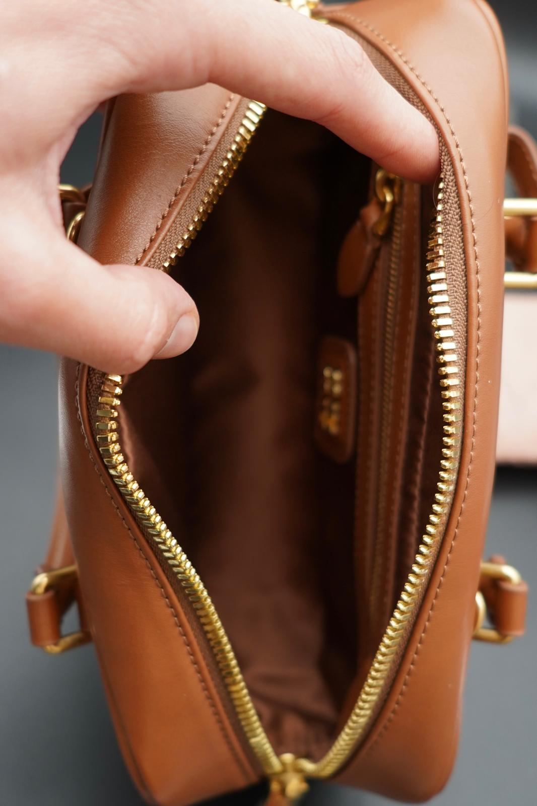 Miu Miu Borsa Arcadie Regular Cognac