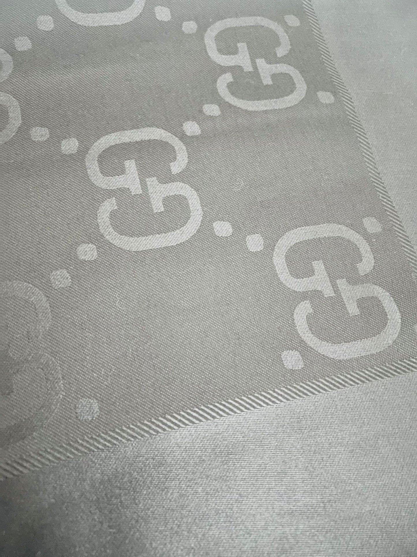 Gucci Sciarpa Nera con Motivo GG