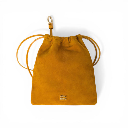 Miu Miu pouch in camoscio