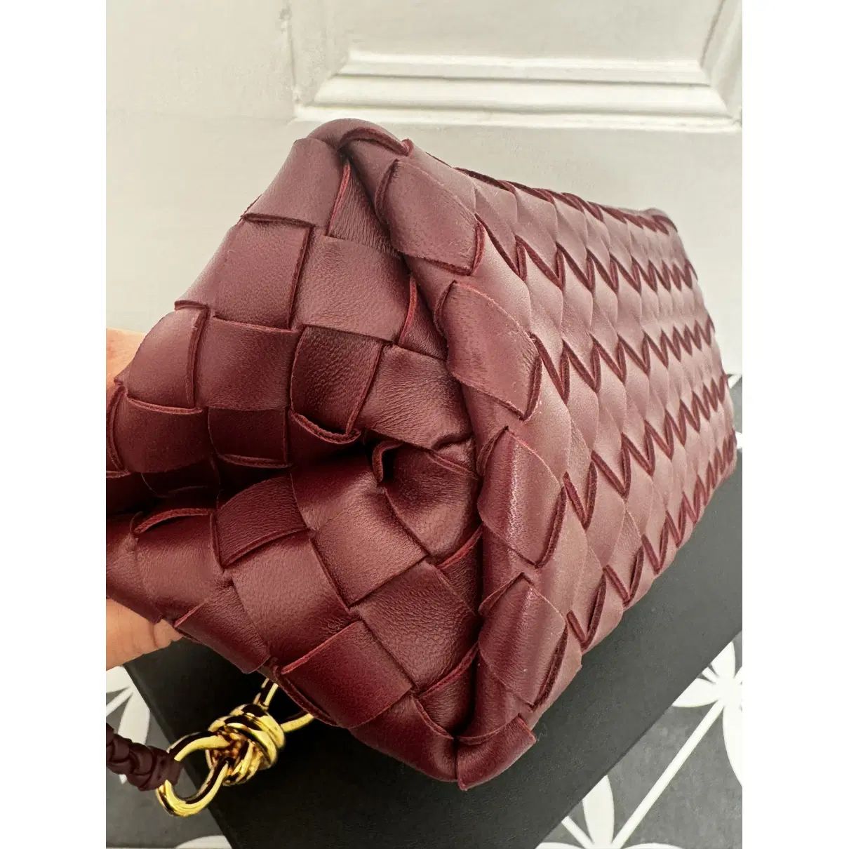 Bottega Veneta Andiamo Small Bordeuax