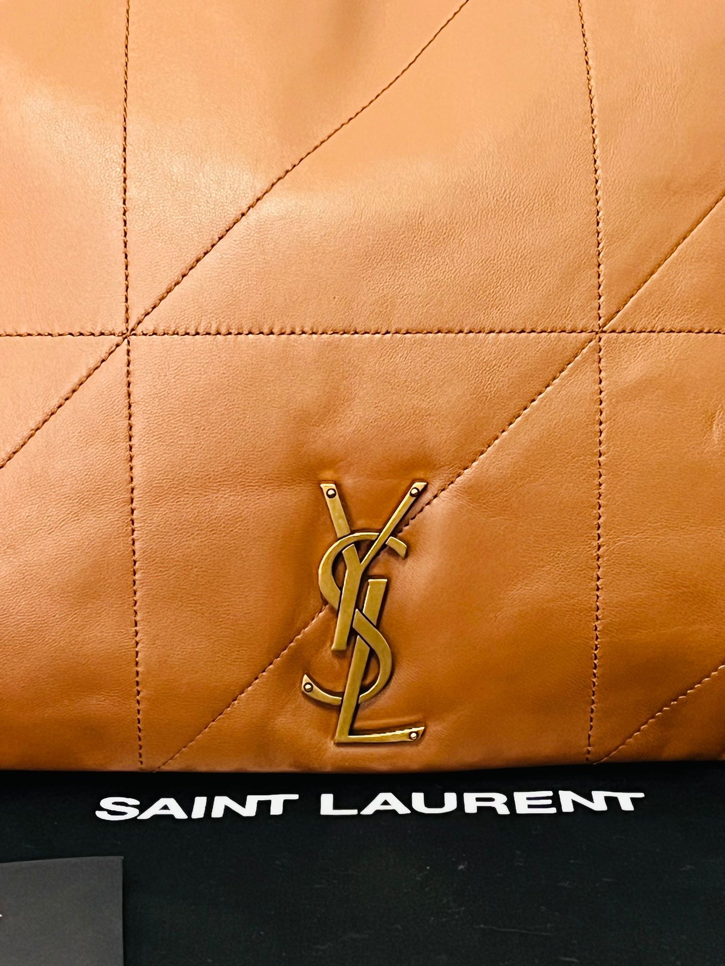 Saint Laurent Large Jamie 4.3 in pelle di agnello marrone