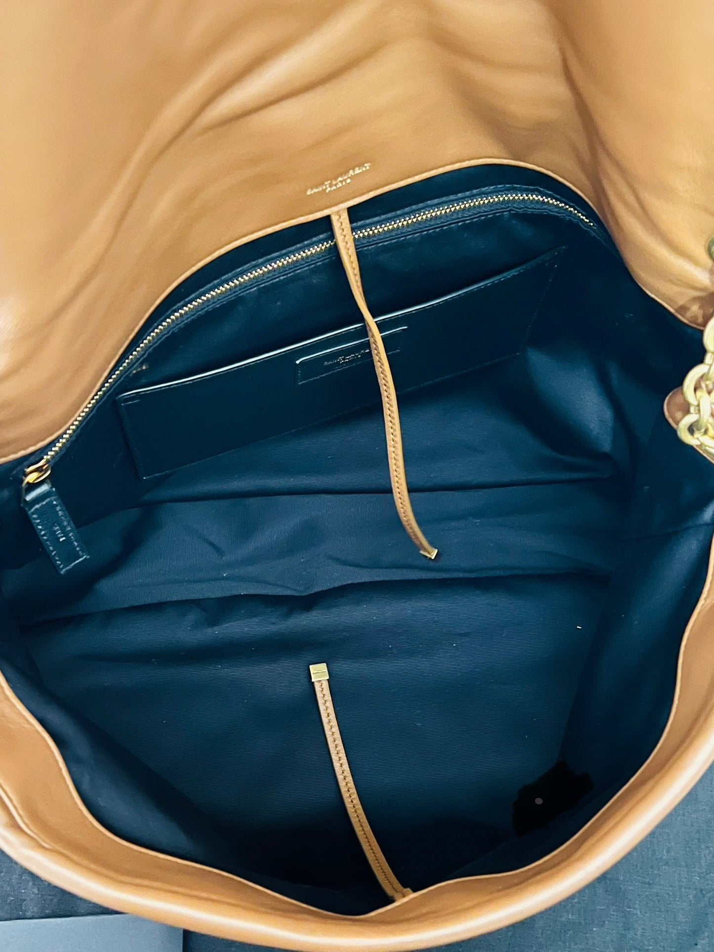 Saint Laurent Large Jamie 4.3 in pelle di agnello marrone