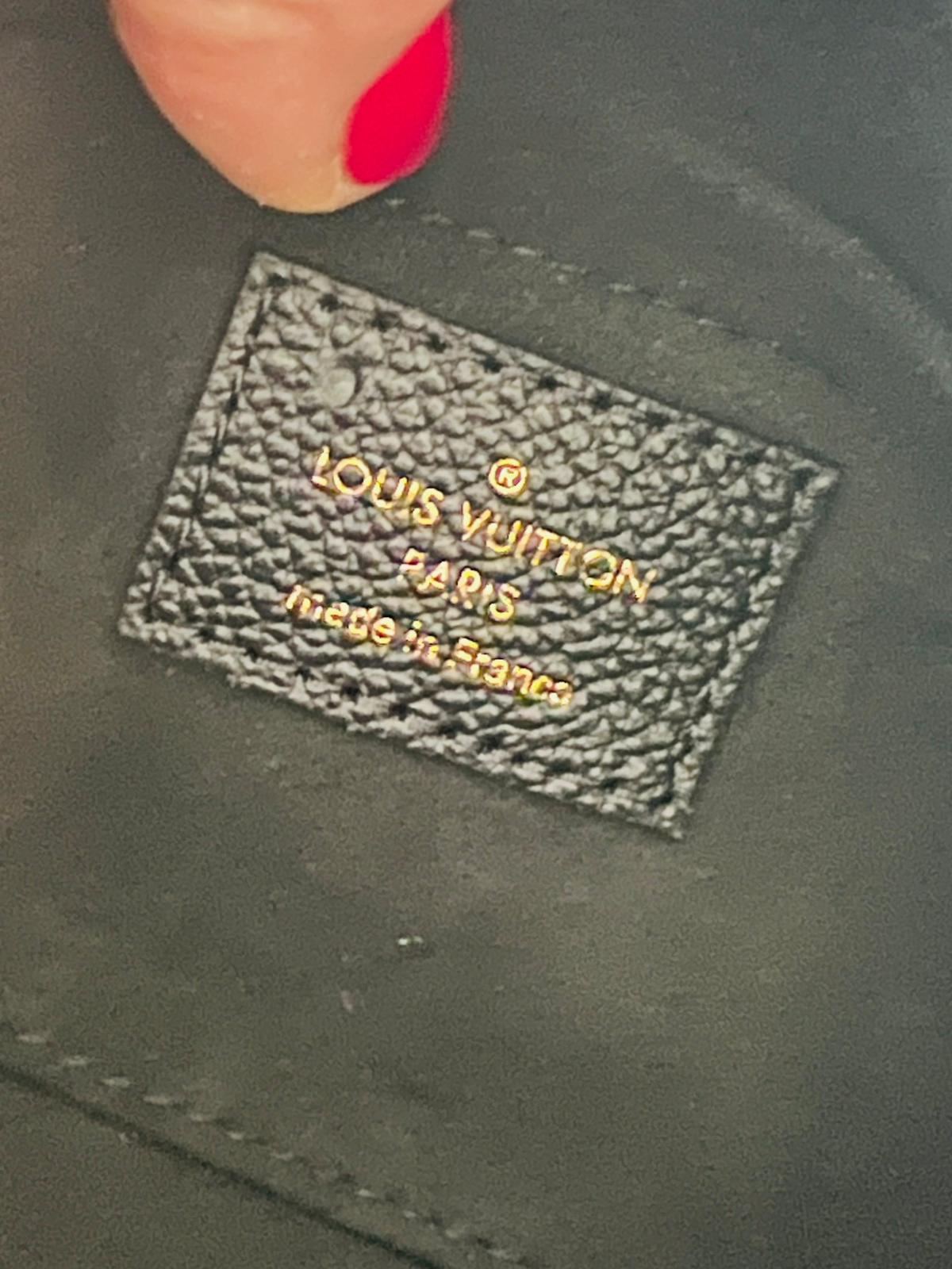 Louis Vuitton Papillon BB Monogram Empreinte nero / beige