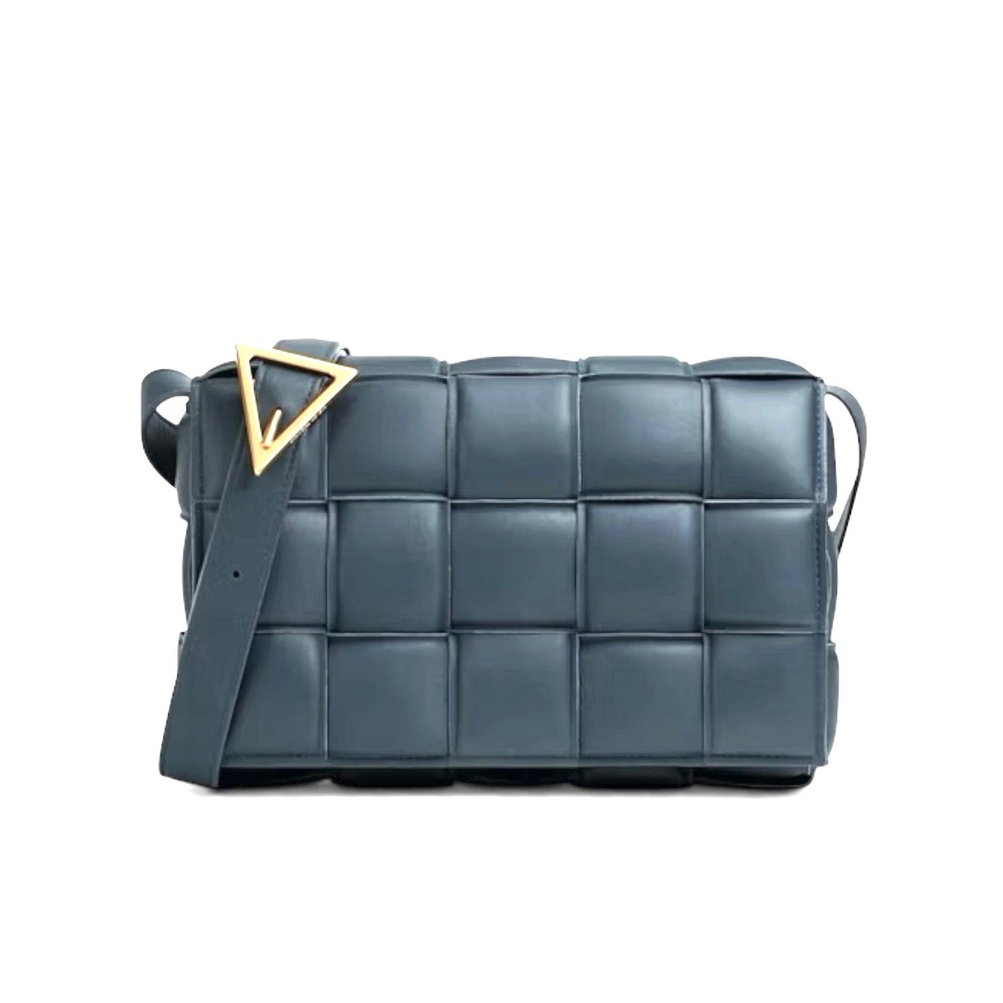 Bottega Veneta Padded Cassette a spalla in nappa grigia