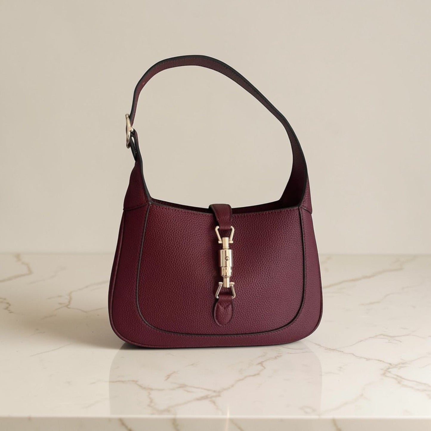 Borsa Gucci 1961 Small in pelle burgundy