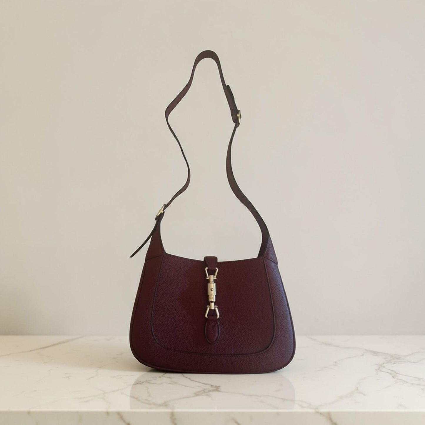 Borsa Gucci 1961 Small in pelle burgundy