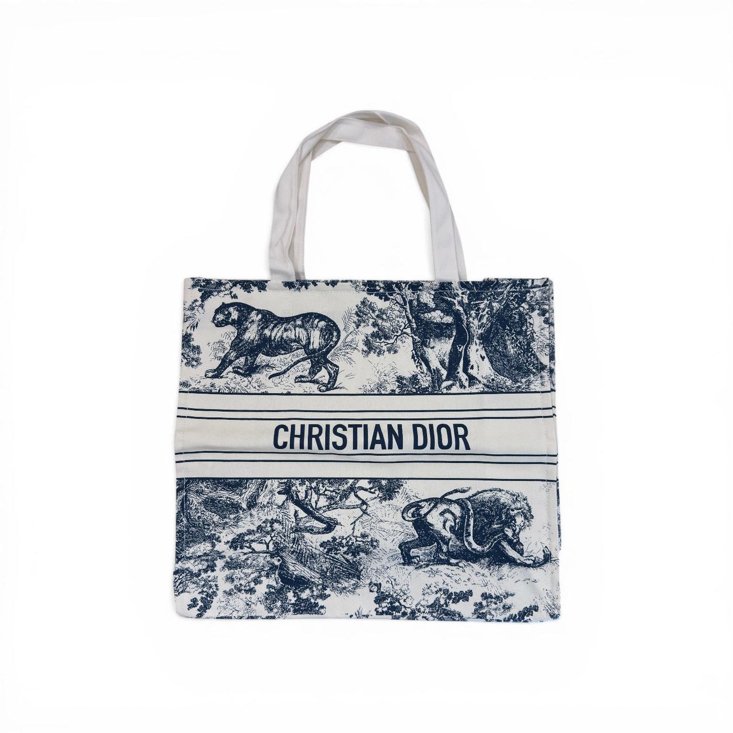 Dioriviera white and red tote bag 