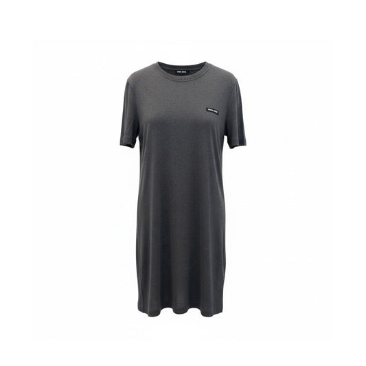 Miu Miu Abito in Cotone Grigio