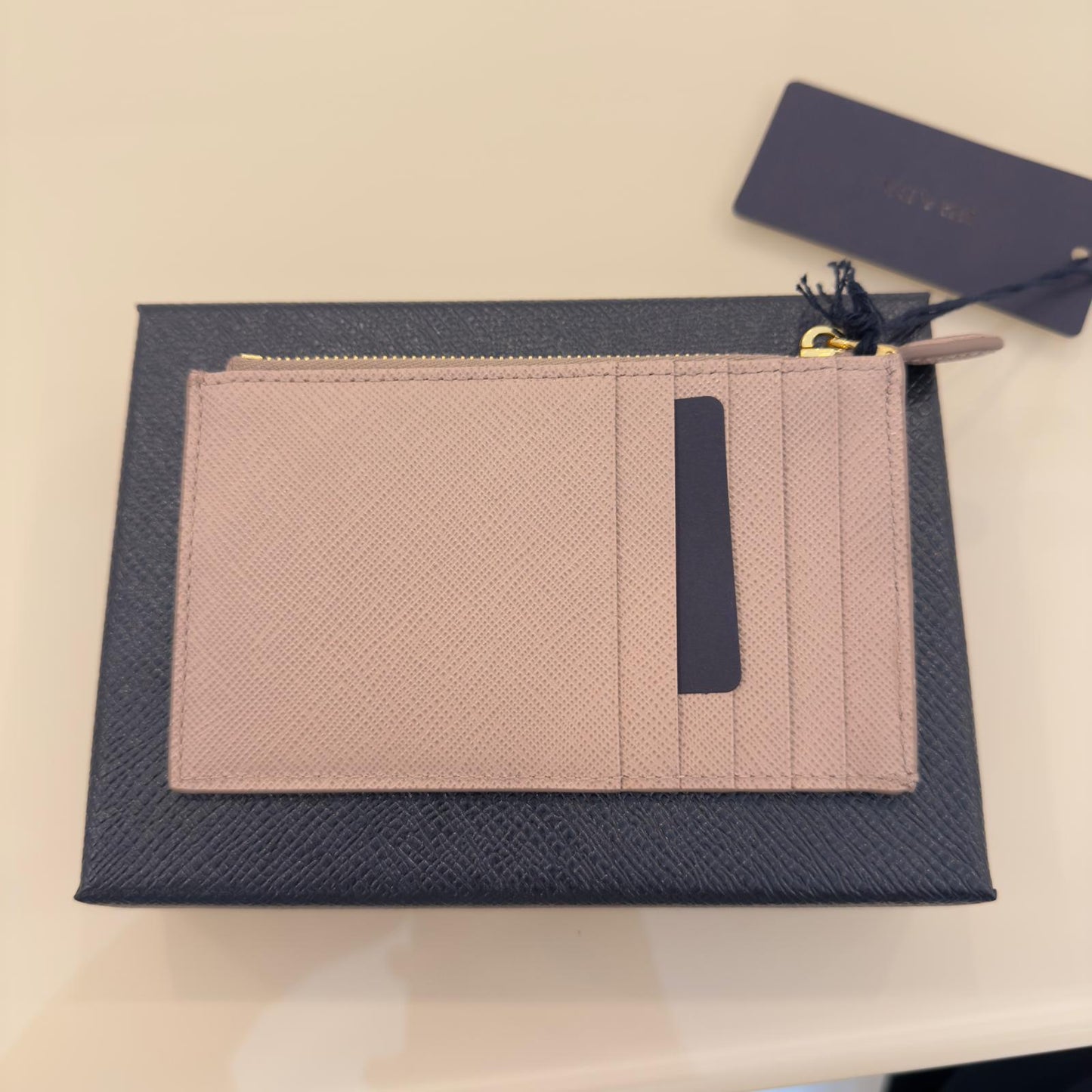 Prada Portacarte in Saffiano Color Cipria