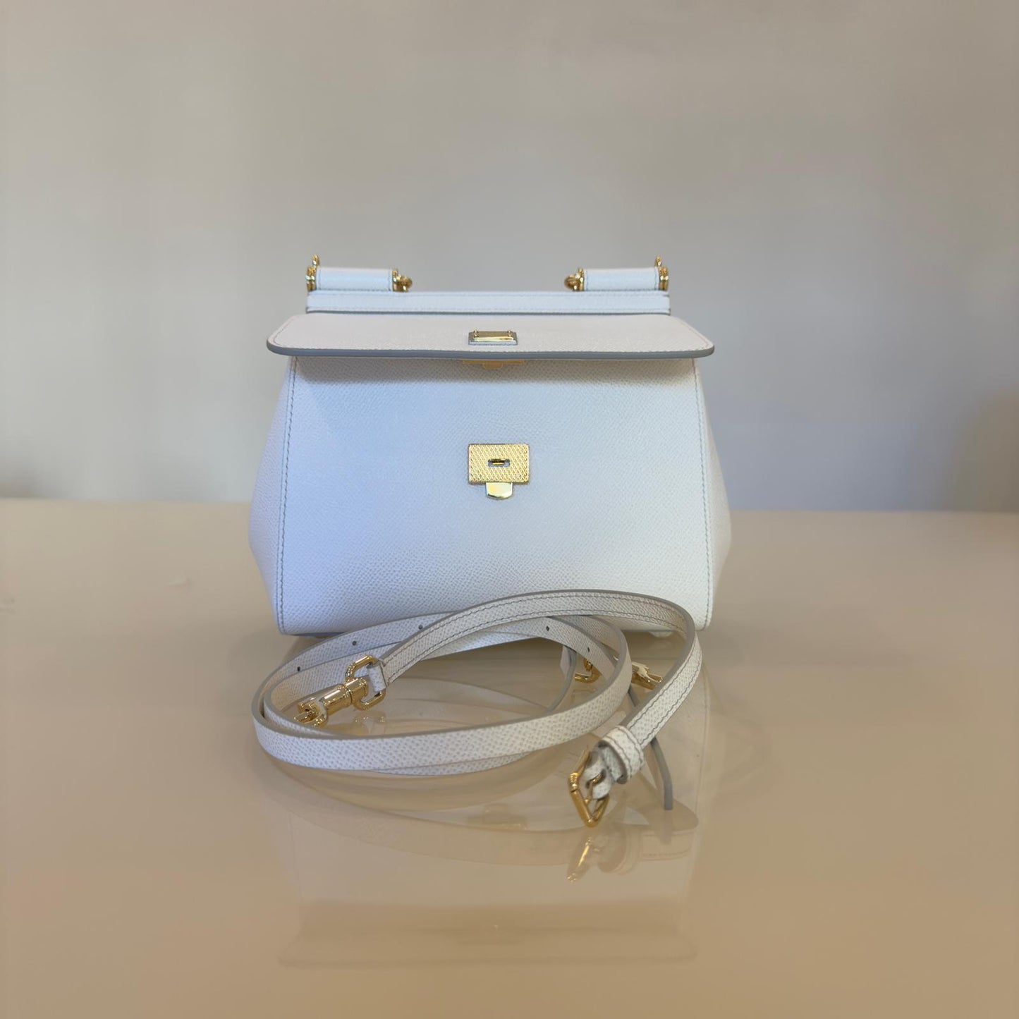 Dolce & Gabbana Borsa Sicily bianca