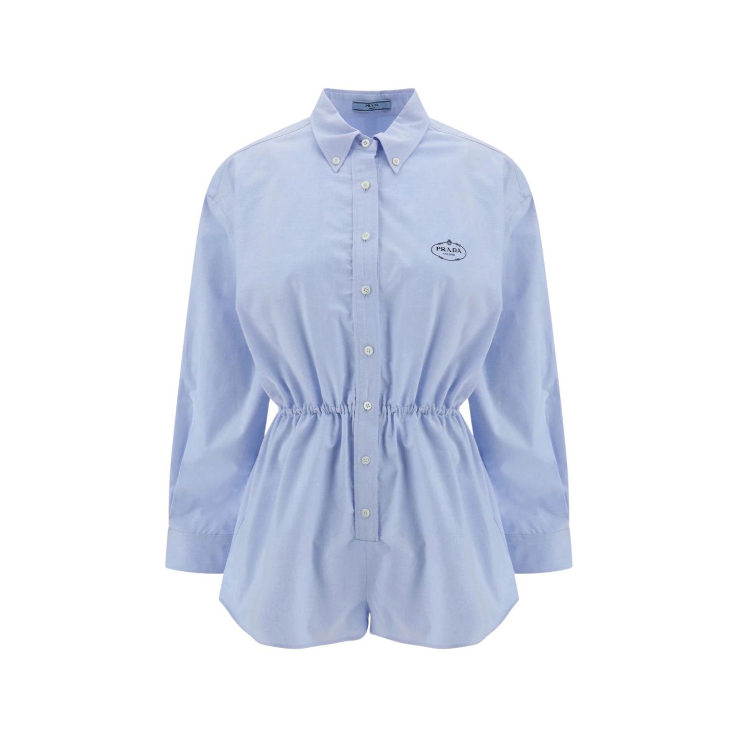 Prada Tuta in Cotone Oxford Ricamato