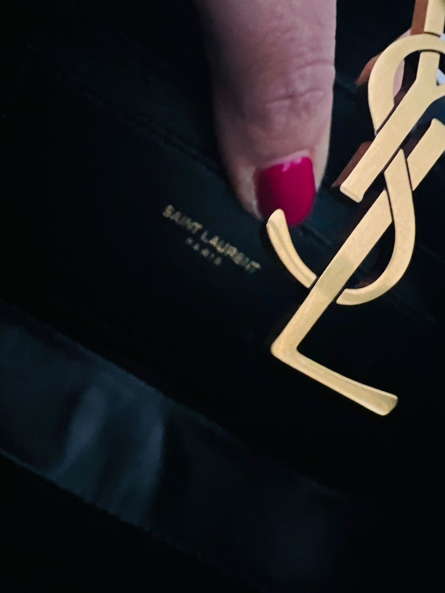 Saint Laurent Borsa Le 5 à 7 Mini in Raso di Seta