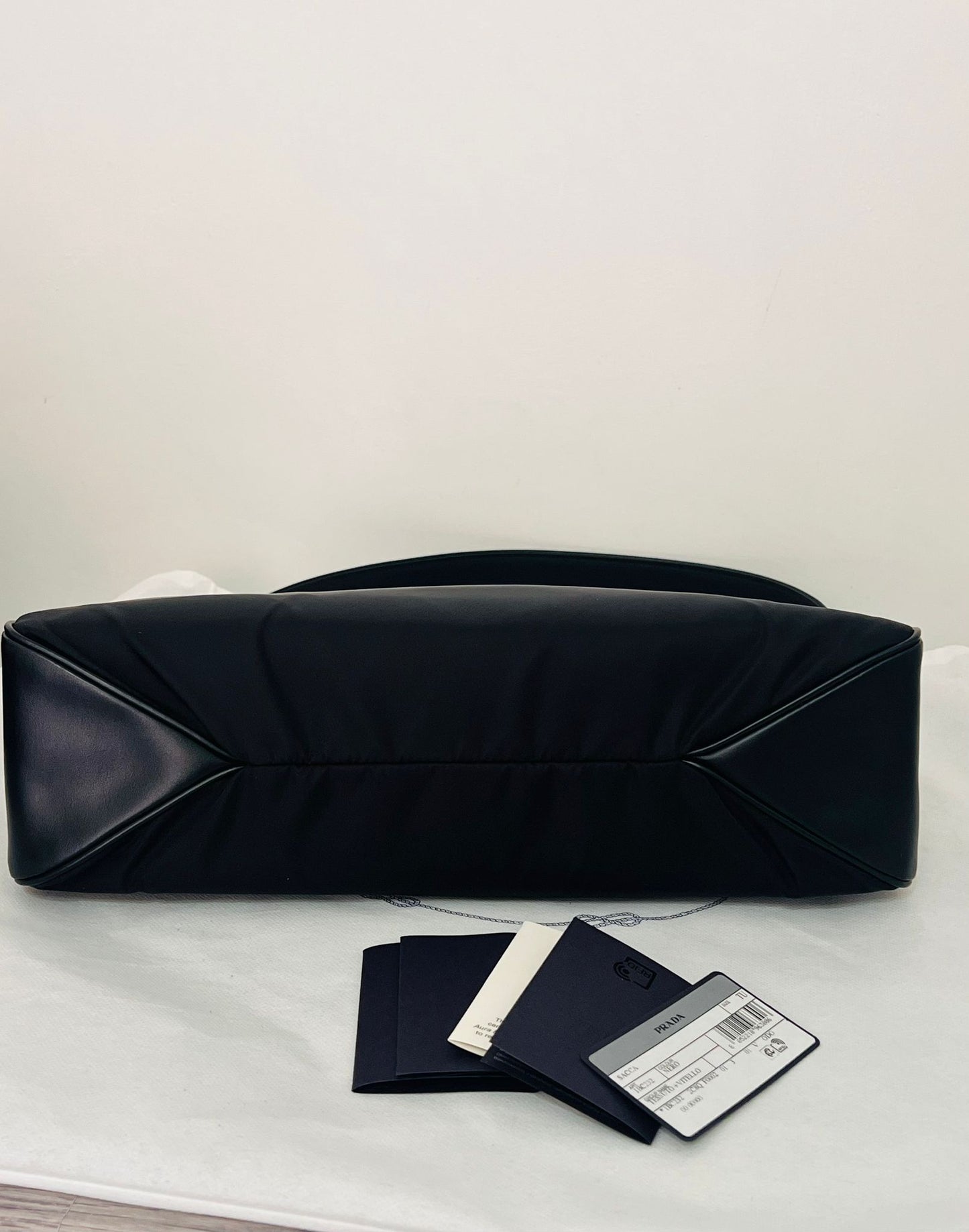 Prada Borsa a Spalla Aimeè Grande in Nylon Nero