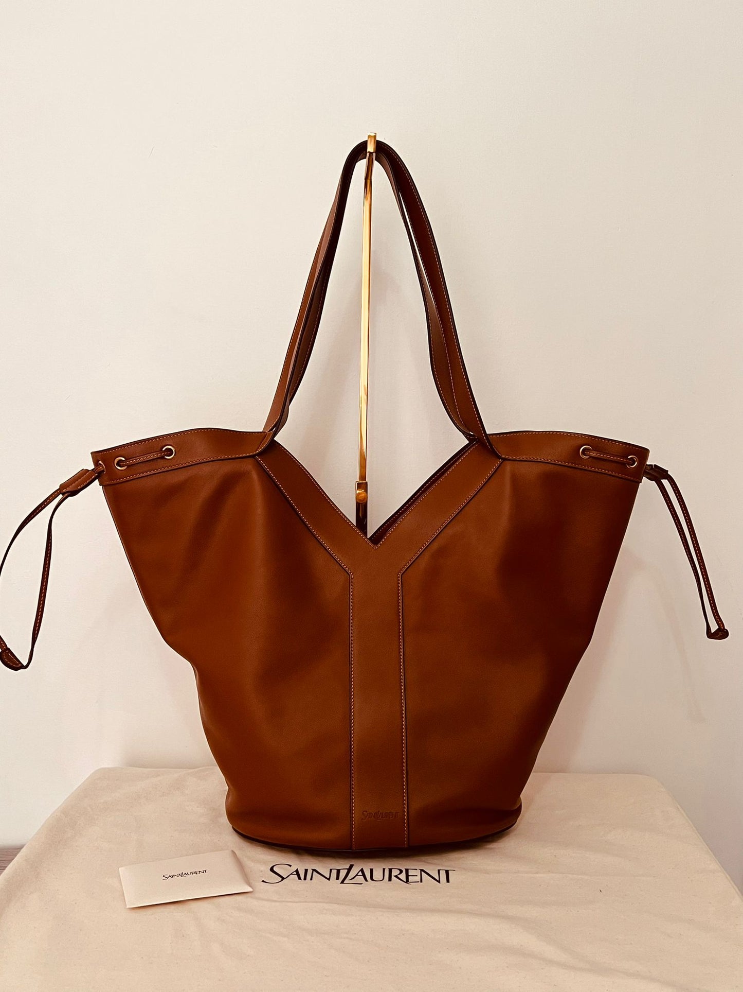 Saint Laurent Borsa Tote Y Piccola in Pelle