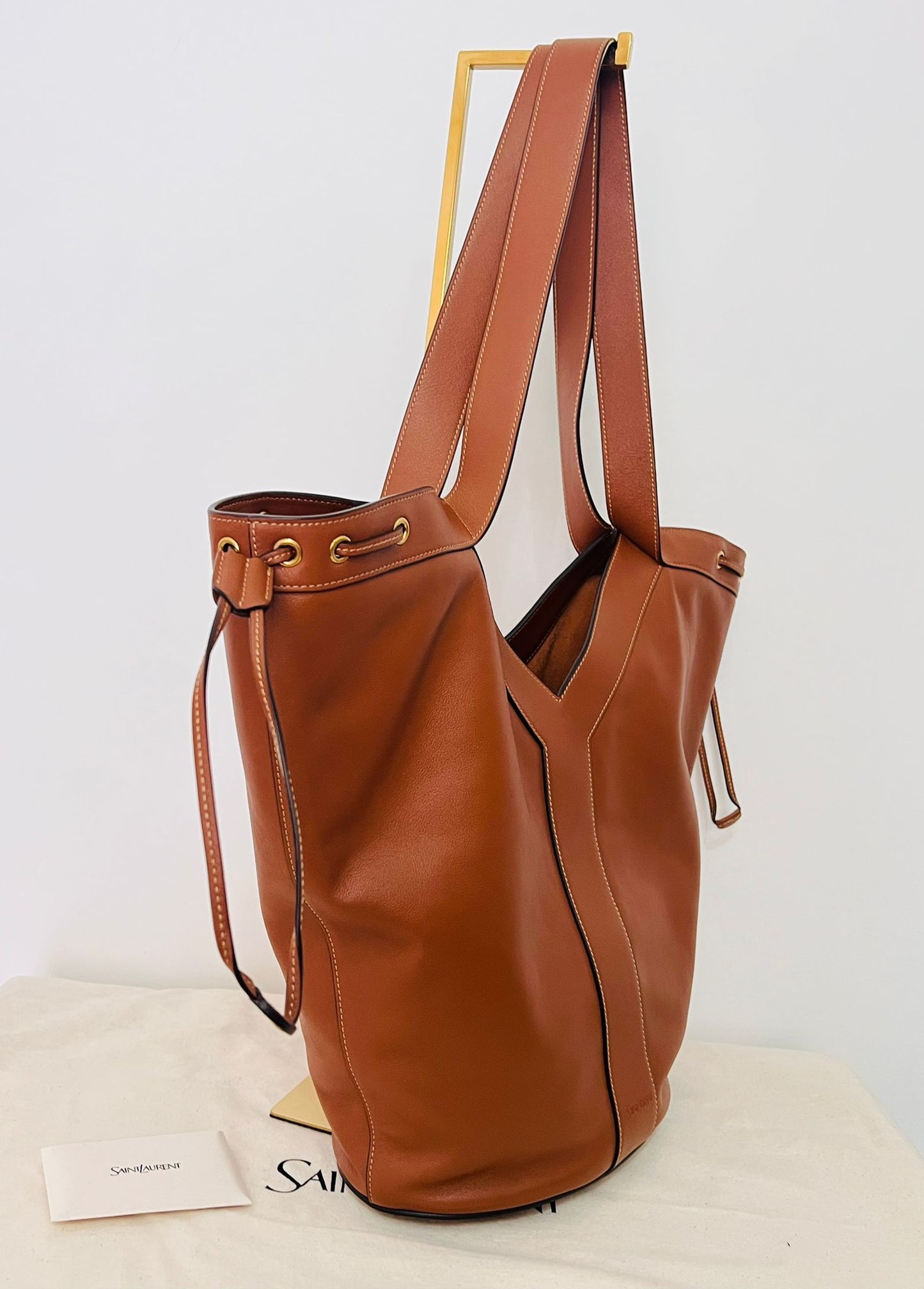 Saint Laurent Borsa Tote Y Piccola in Pelle