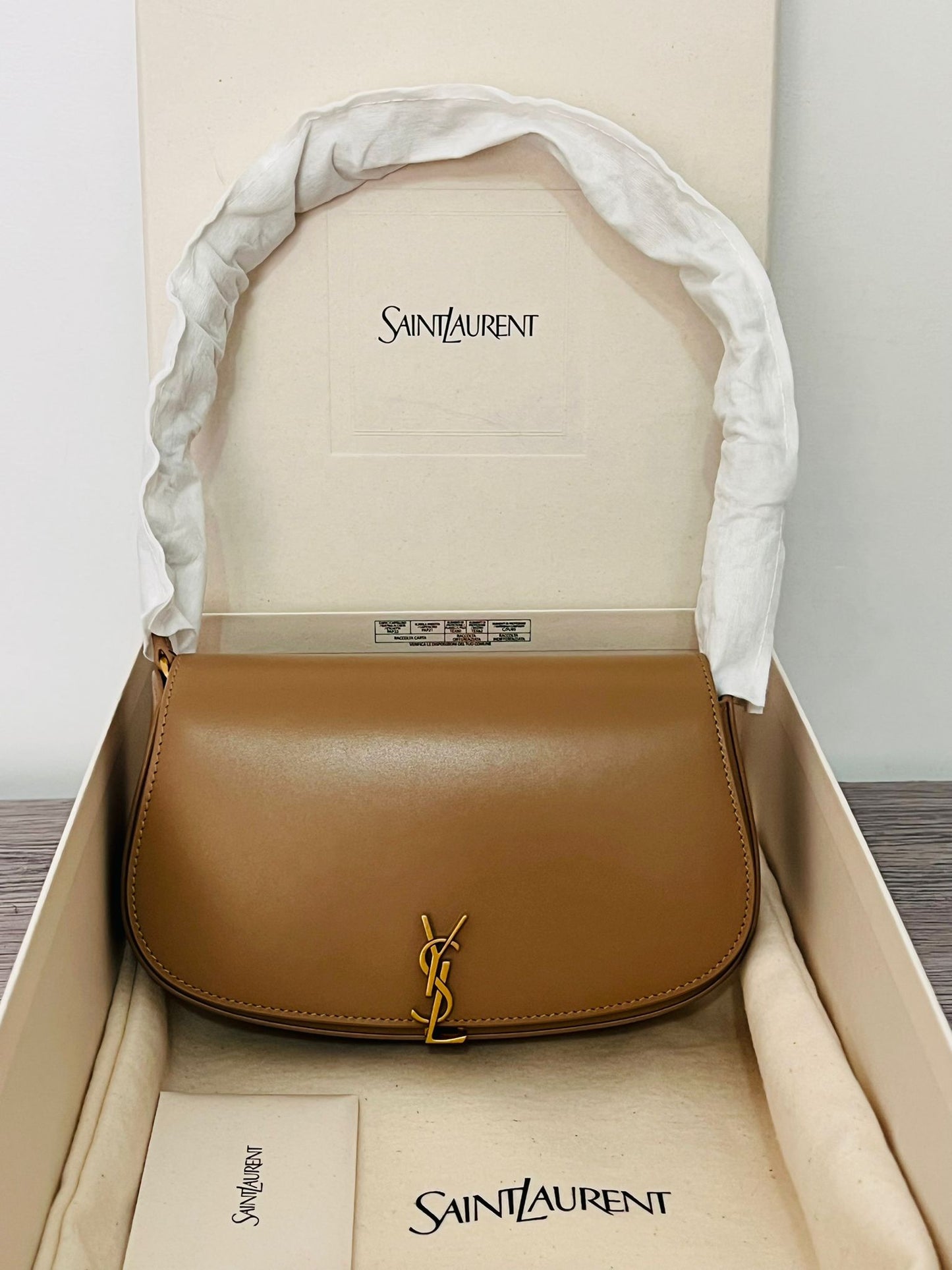 Saint Laurent Borsa Voltaire in Pelle