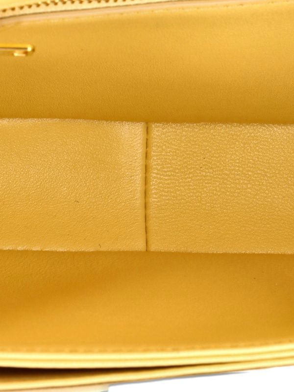 Céline Borsa a Tracolla Teen in Pelle di Agnello - Yellow