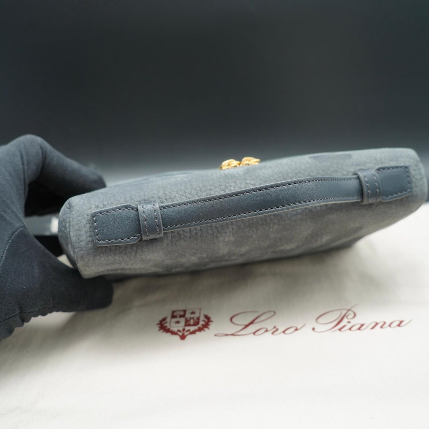 Loro Piana Vanity L19 in pelle grigia