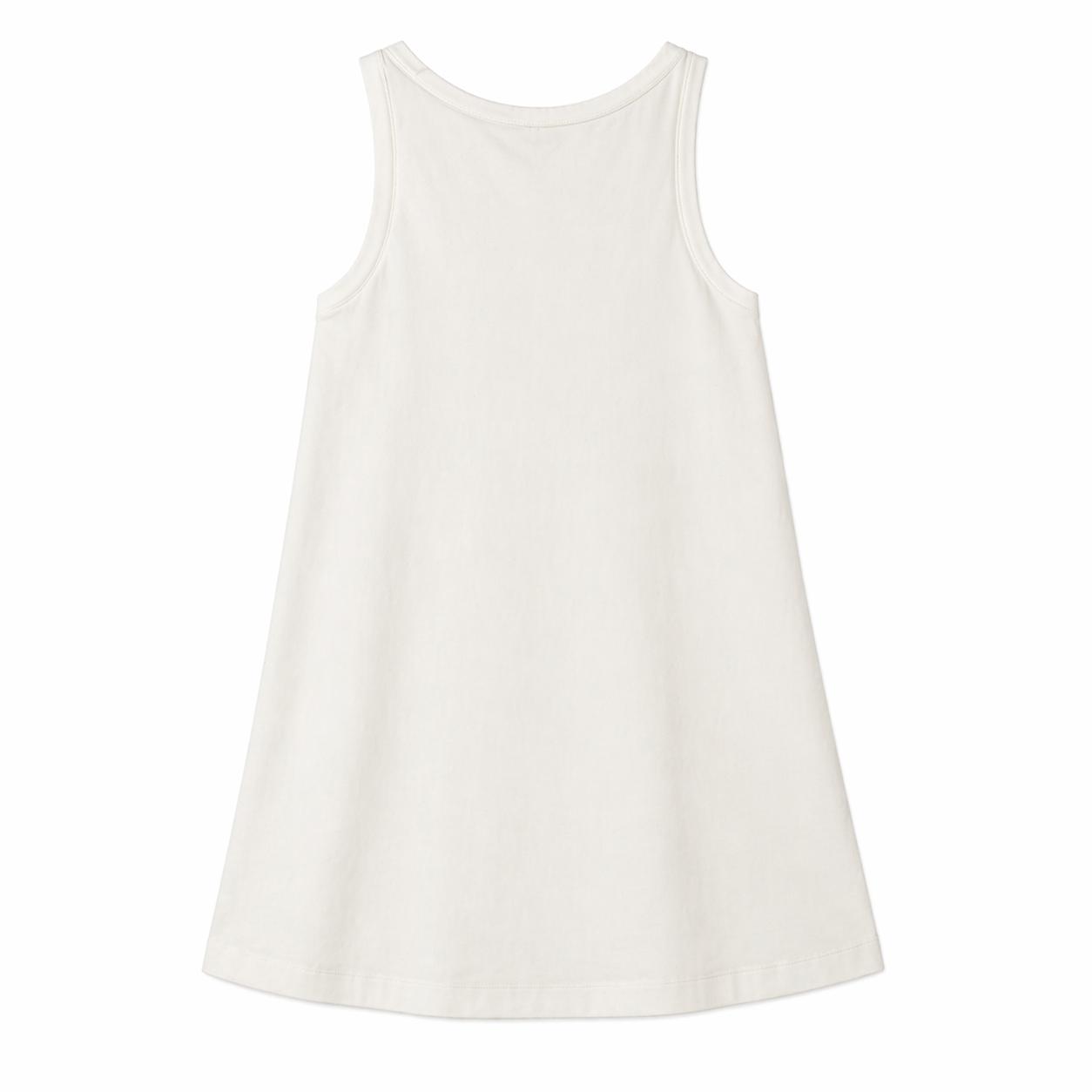Prada Abito smanicato in cotone bianco