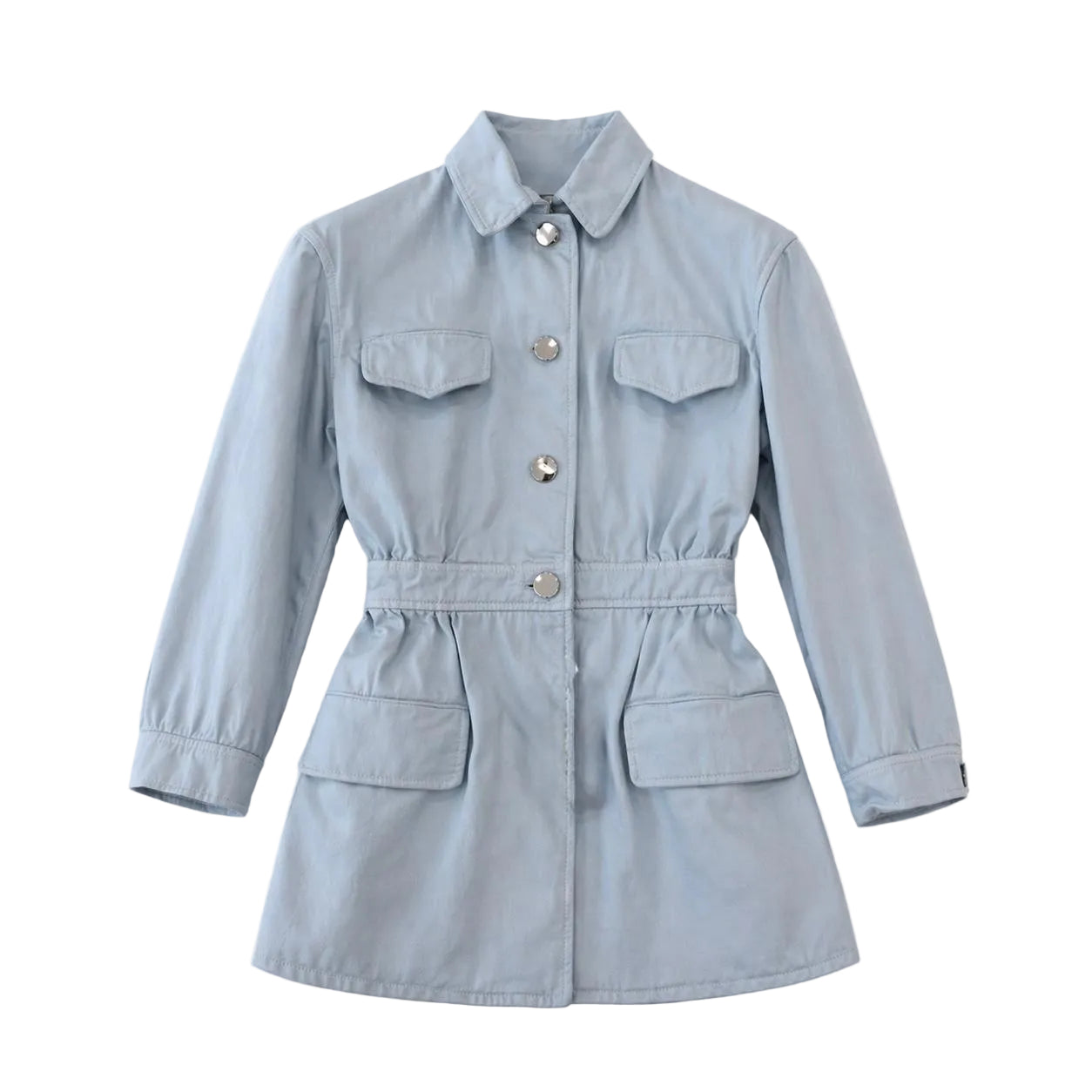 Prada Giacca in cotone azzurro
