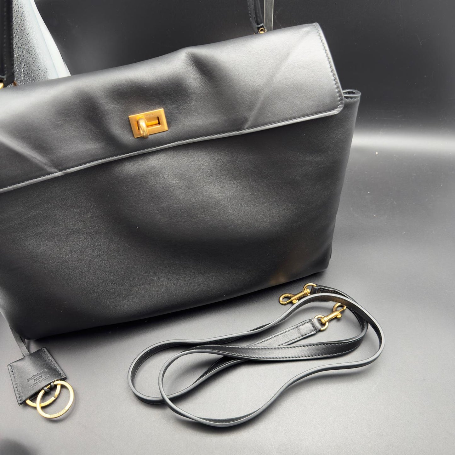 Balenciaga Borsa Rodeo Medium - Nera