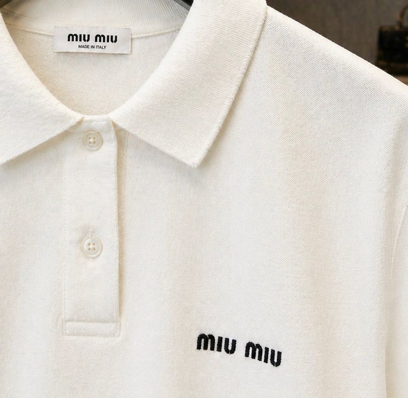 Miu Miu Polo White