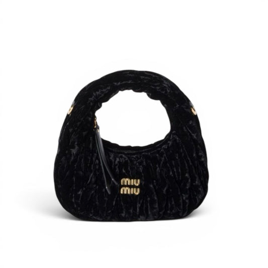Miu Miu Wander in velluto nero