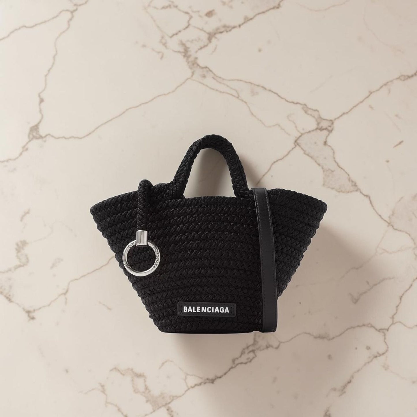 Balenciaga Ibiza Basket Bag nera