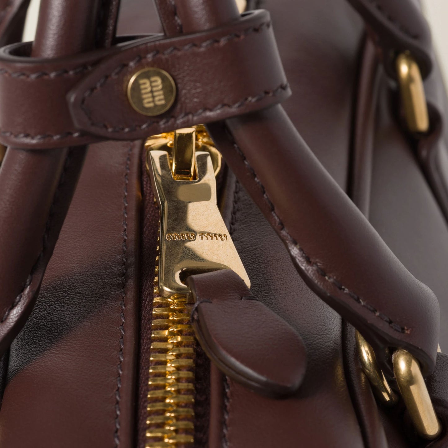 Miu Miu Borsa Arcadie Regular Marrone