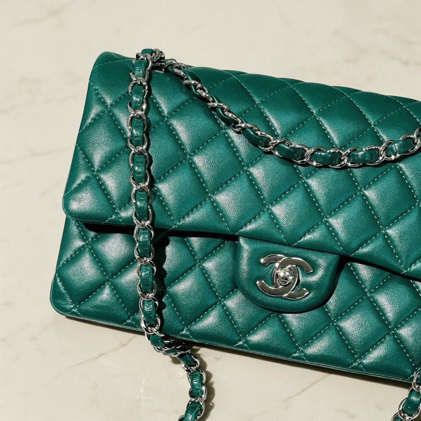Chanel Timeless Classic Flap Bag in pelle trapuntata