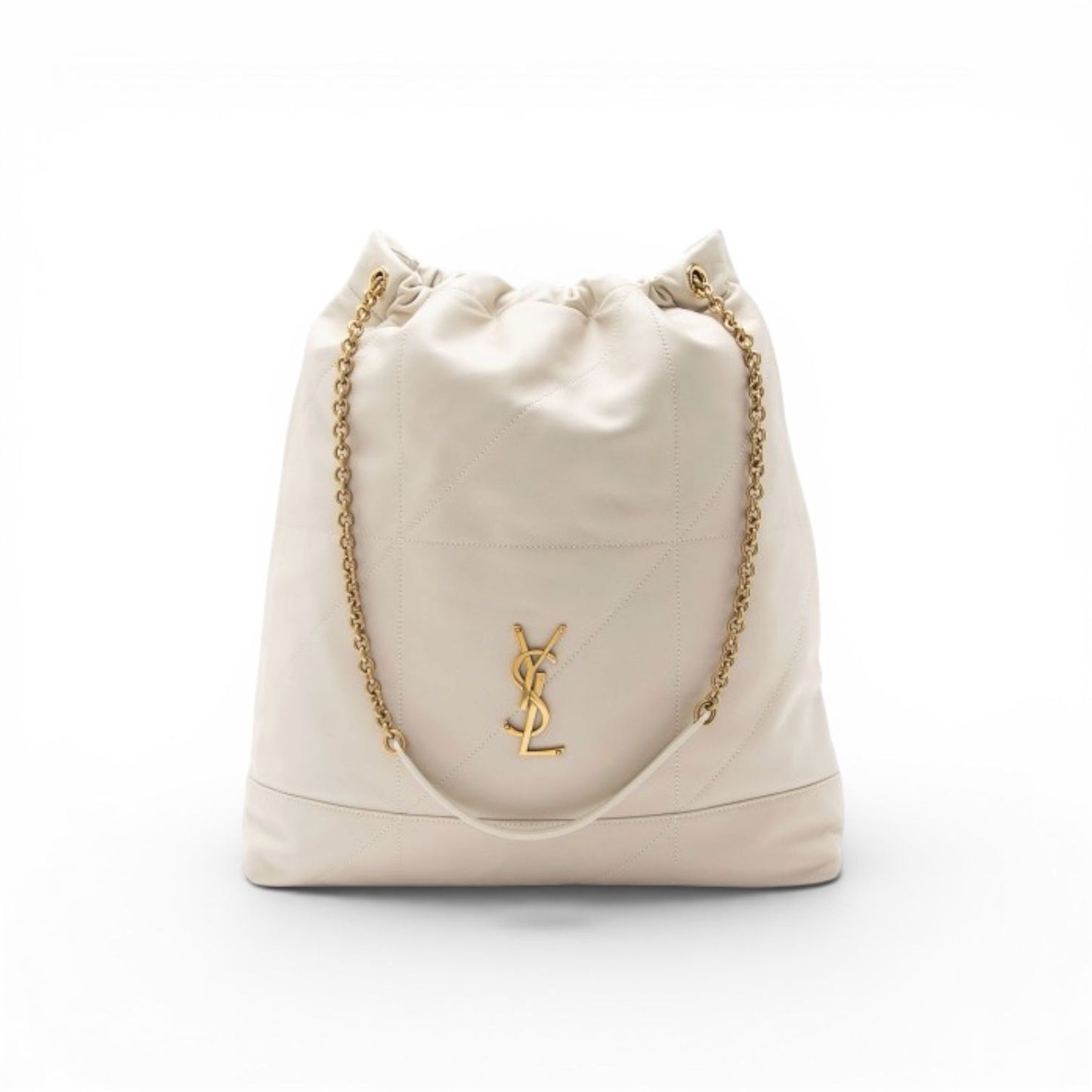 Saint Laurent Jamie Pochon - Pelle di Agnello Avorio