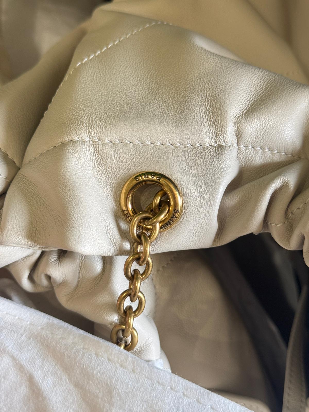Saint Laurent Jamie Pochon - Pelle di Agnello Avorio