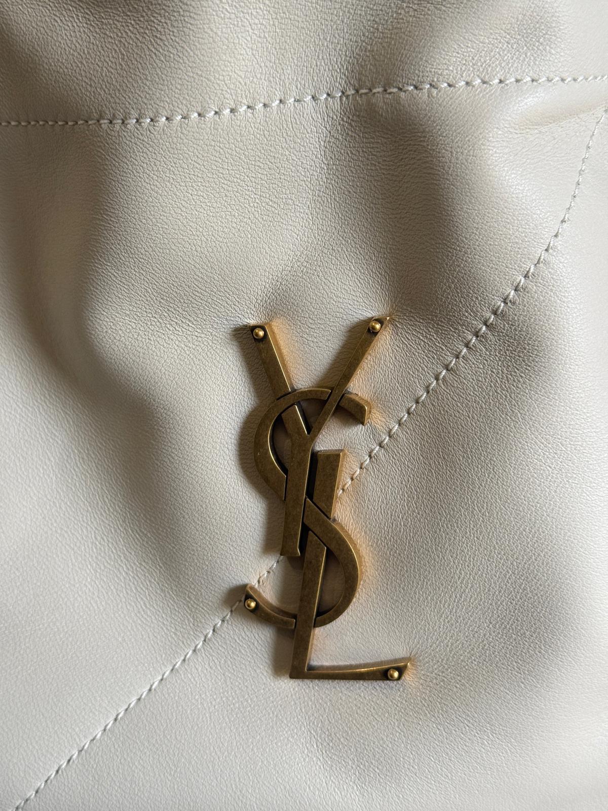 Saint Laurent Jamie Pochon - Pelle di Agnello Avorio
