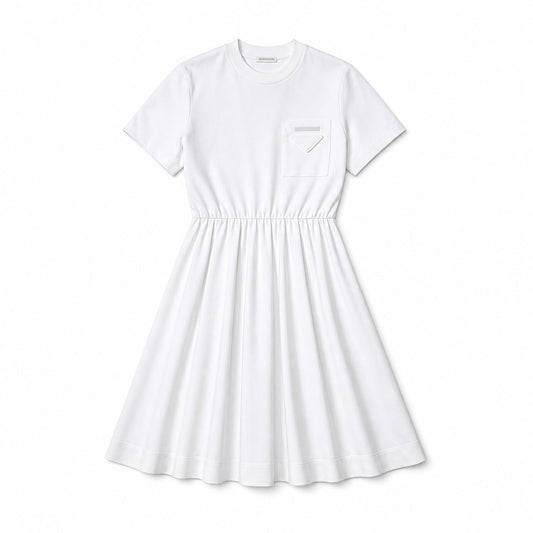 Prada Abito bianco in cotone