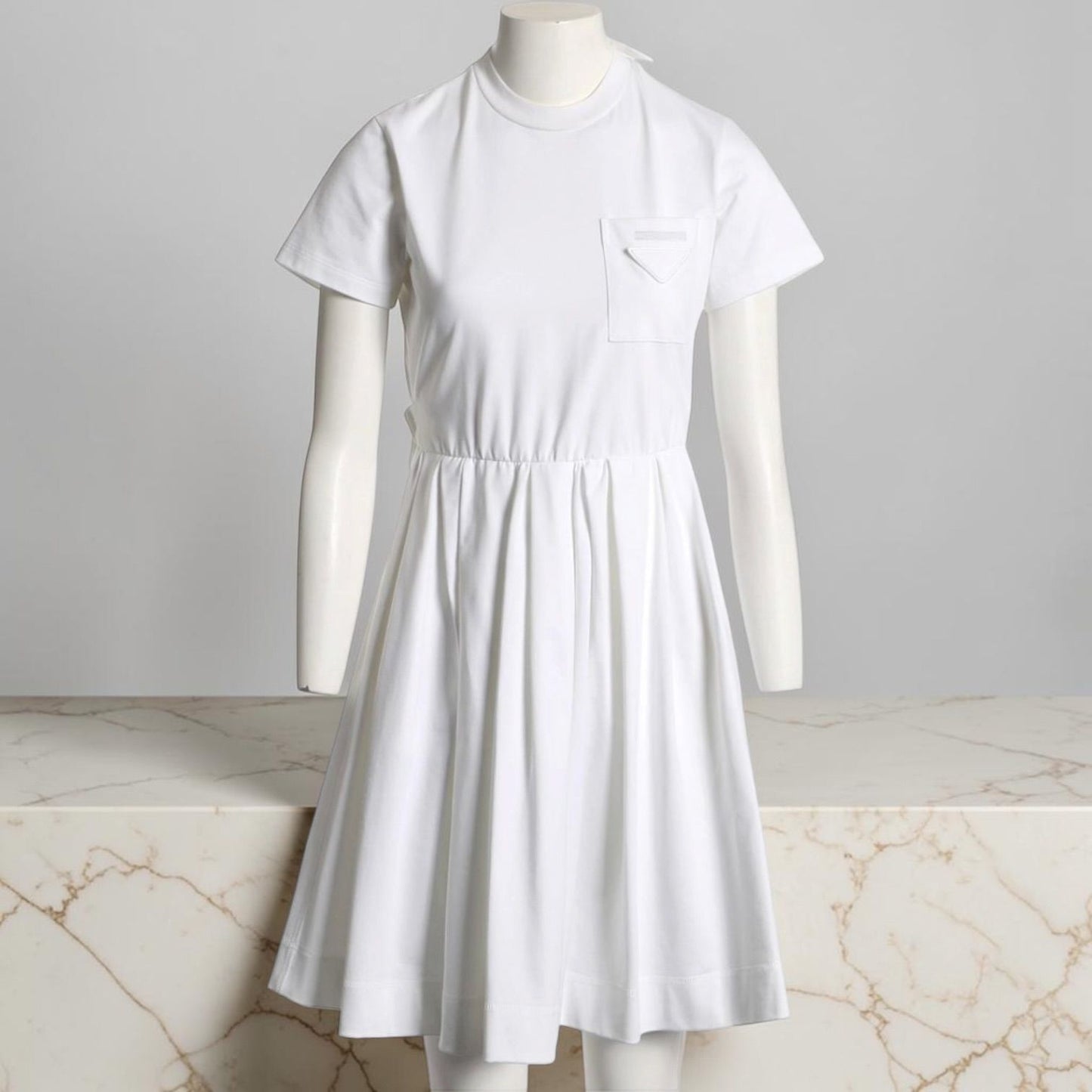 Prada Abito bianco in cotone