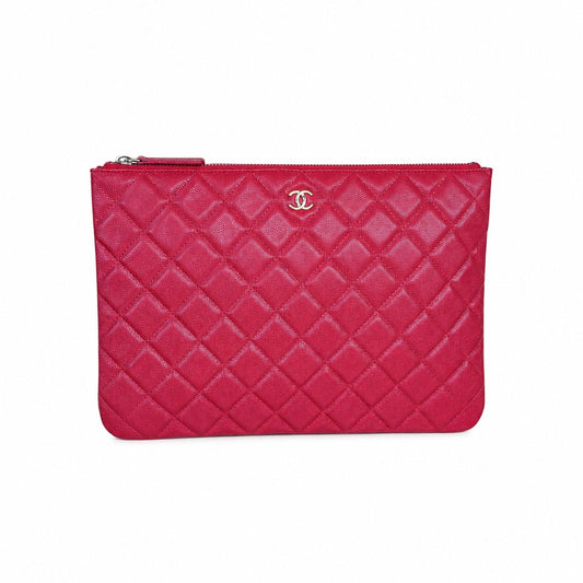 Chanel pochette di colore rosso