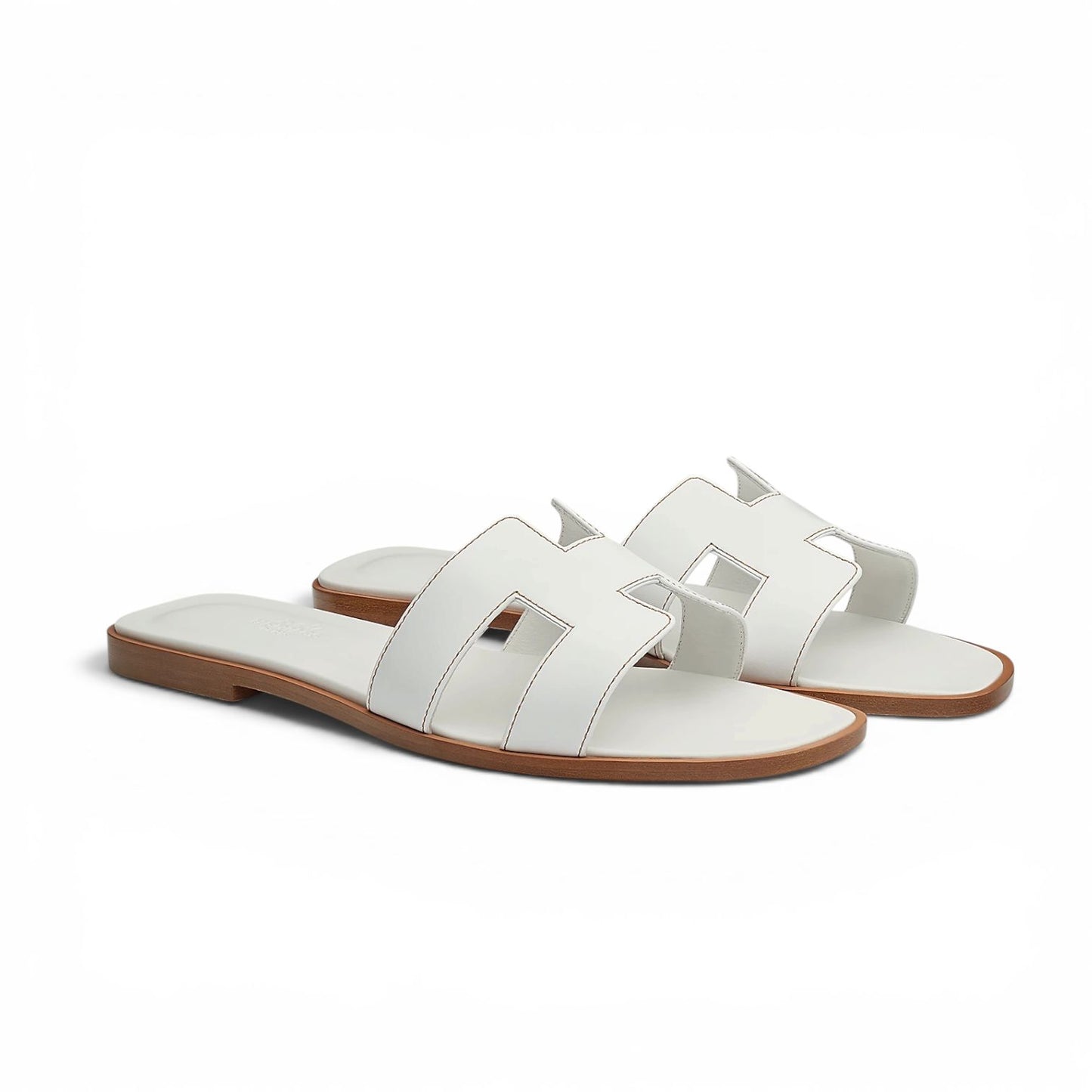 Hermès sandali Oran bianco