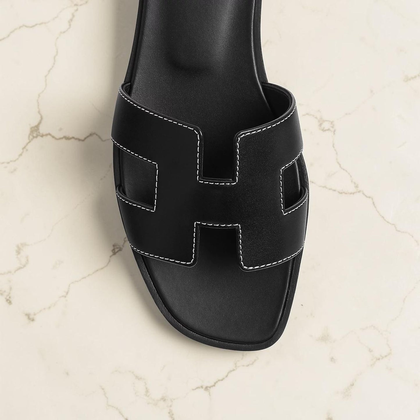 Hermès sandali Oran nero