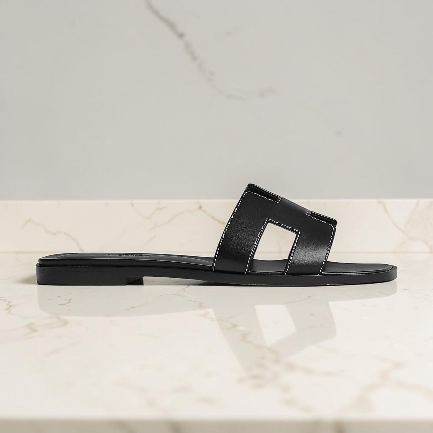 Hermès sandali Oran nero