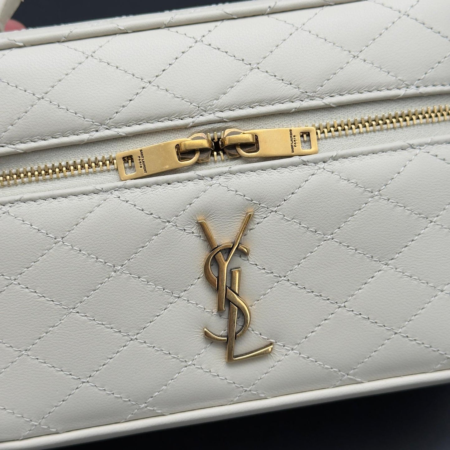 Saint Laurent Gaby Vanity White