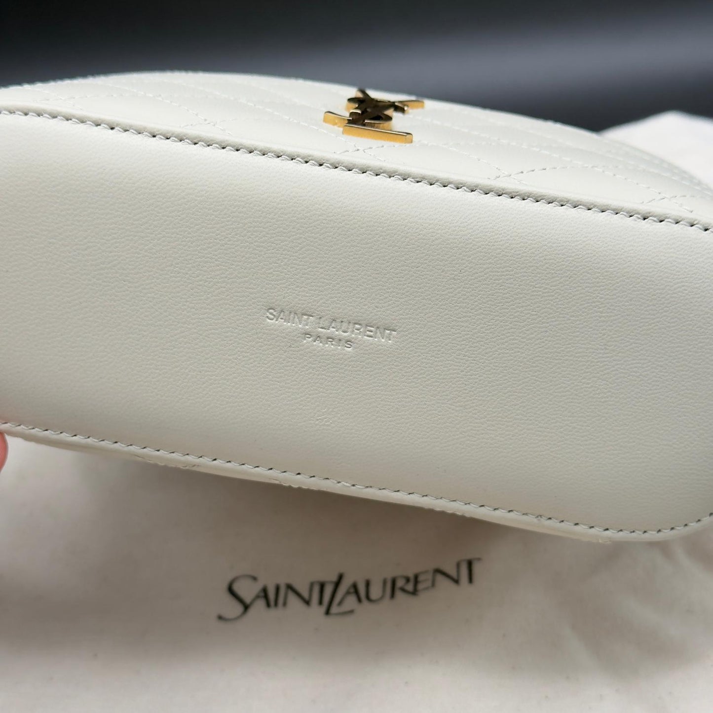 Saint Laurent Gaby Vanity White