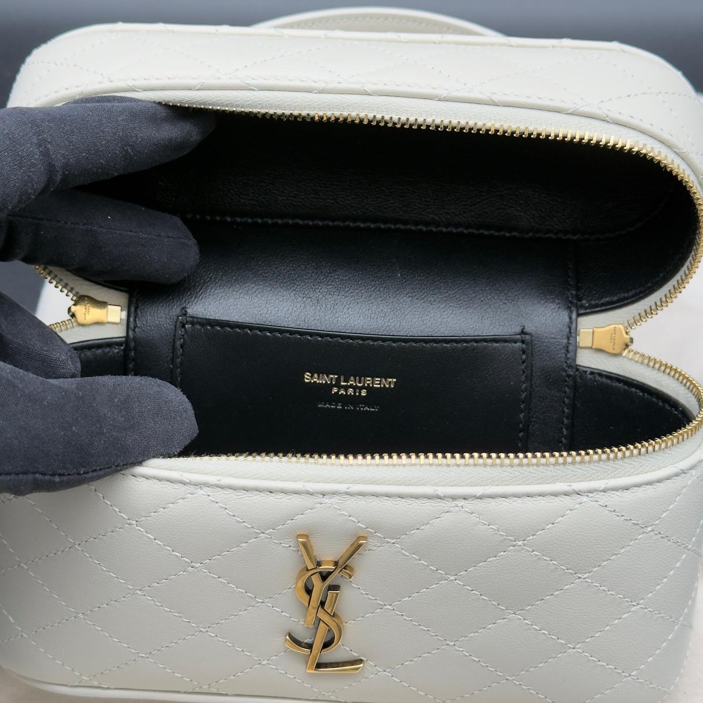 Saint Laurent Gaby Vanity White